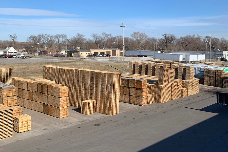Ace Pallet provides delivery and pick up of pallets.